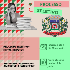 Read more about the article AMAUC coordena Processo Seletivo para a Administração de Jaborá