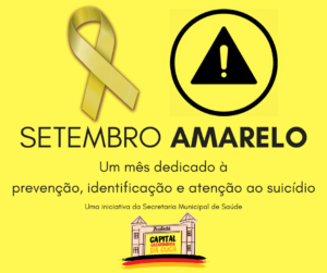 Read more about the article Setembro amarelo: Secretaria de Saúde desenvolve ações de prevenção ao suicídio