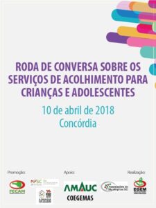 Read more about the article Roda de Conversa sobre os Serviços de Acolhimento para Crianças e Adolescentes