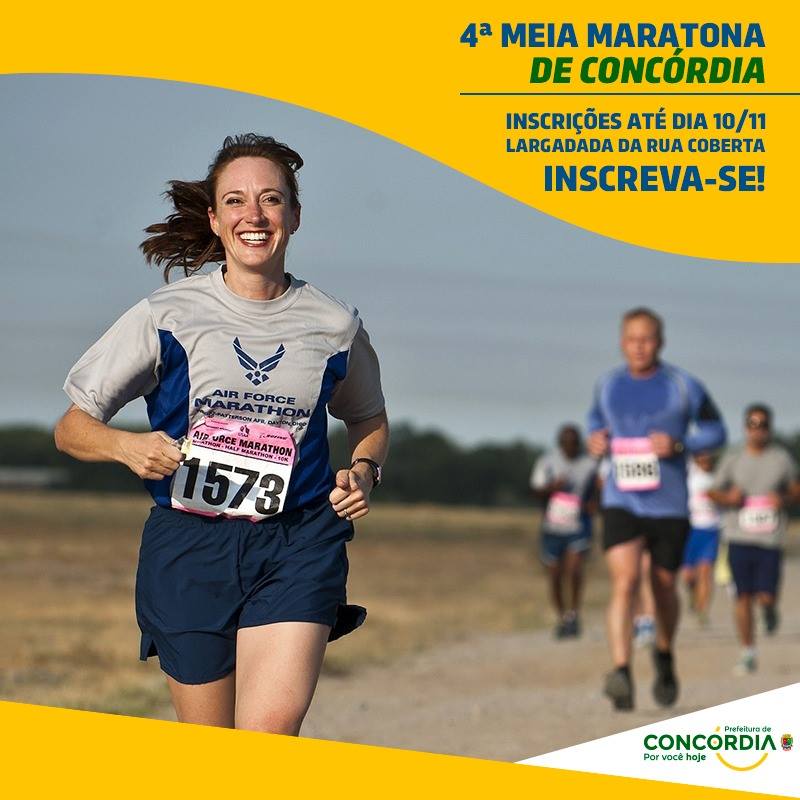 You are currently viewing Prorrogadas inscrições para 4ª Meia Maratona de Concórdia