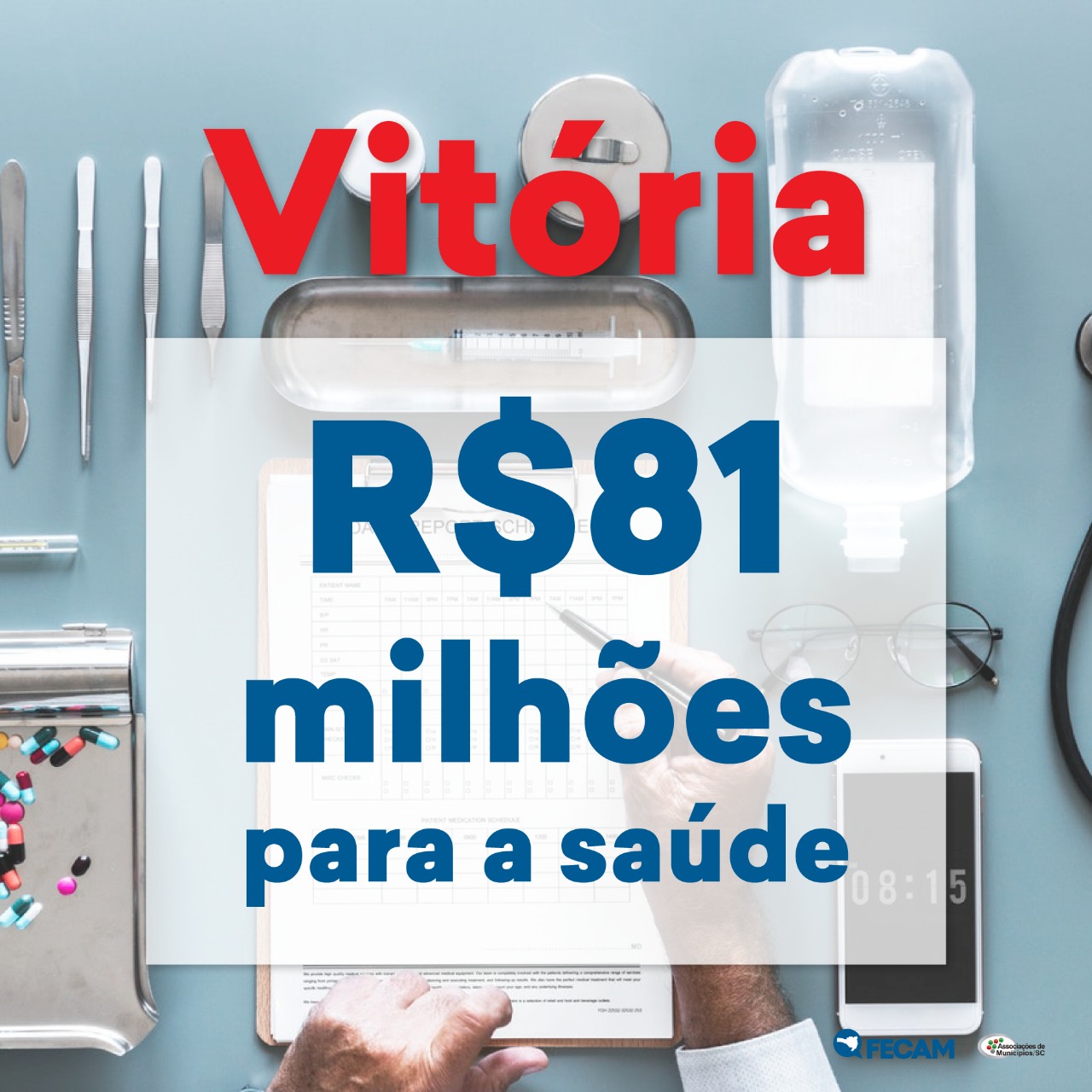 Read more about the article Vitória para os municípios: Estado pagará valores da saúde não repassados aos municípios desde 2017