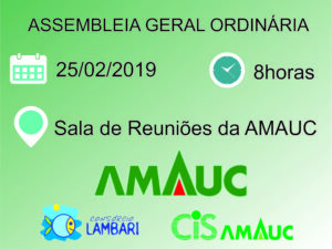 Read more about the article Prefeitos estarão reunidos na próxima segunda-feira (25), para Assembleias da Amauc, Consórcio Lambari e Cis Amauc