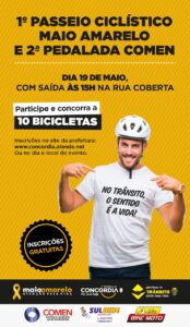 Read more about the article Conscientização e passeio ciclístico no Maio Amarelo