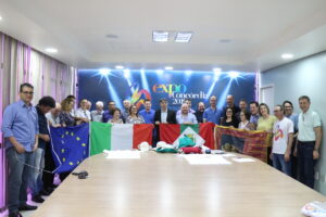 Read more about the article Prefeito da cidade italiana de Sarcedo visita Concórdia