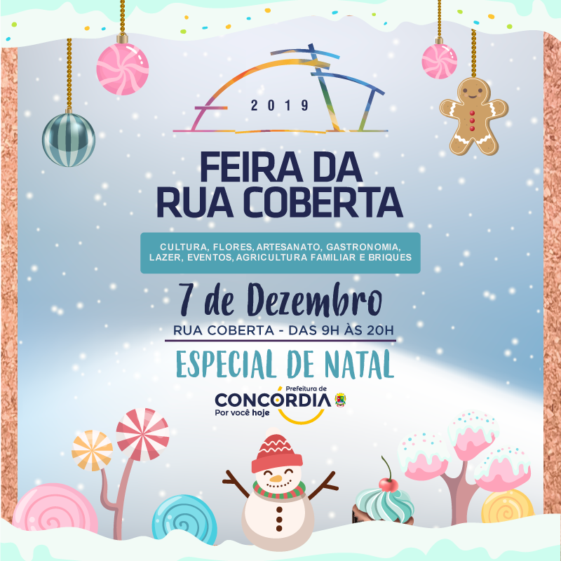 Read more about the article Última edição do ano da Feira da Rua Coberta acontece dia 21