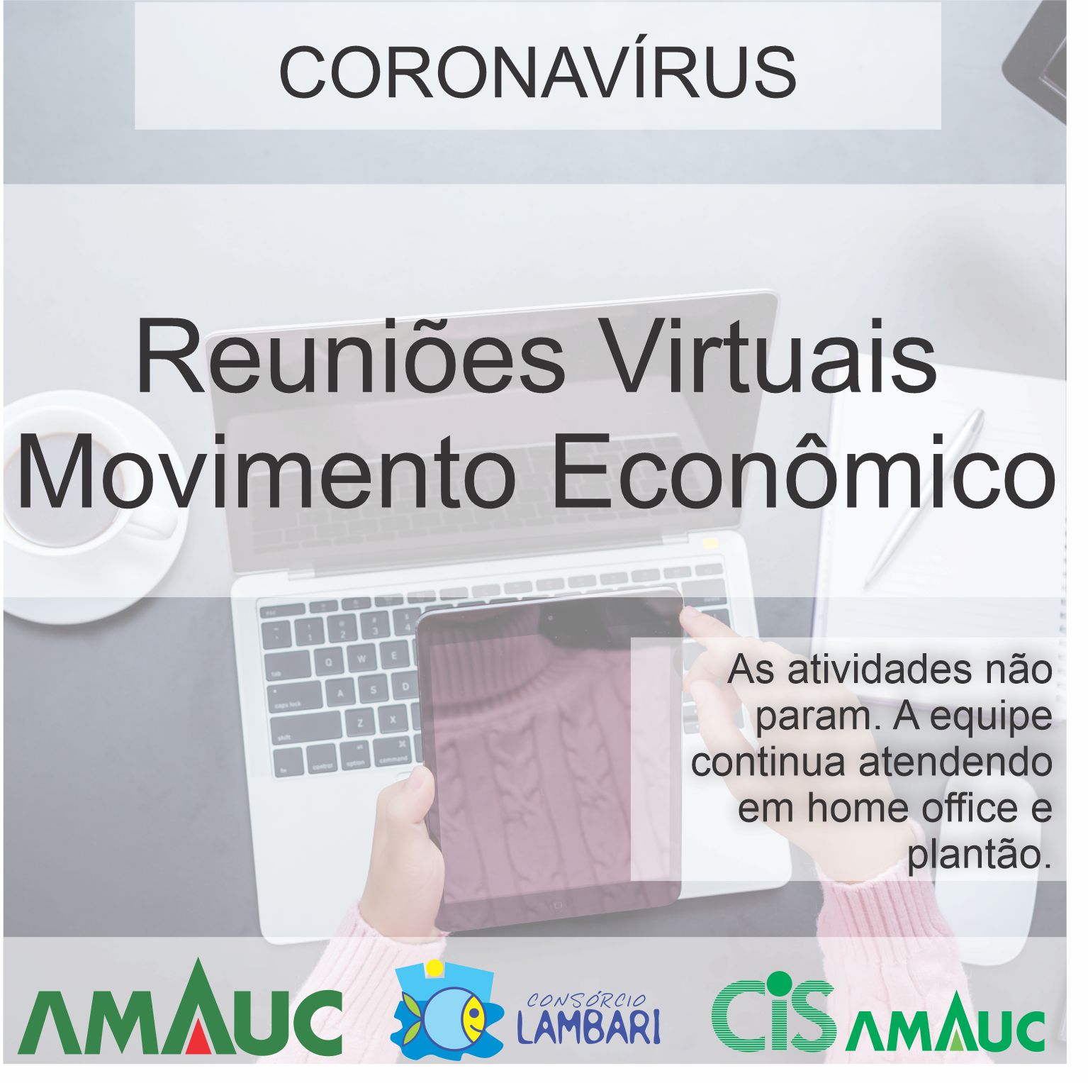 Read more about the article Técnicos da Amauc participaram das reuniões virtuais para tratar assuntos referente ao movimento econômico