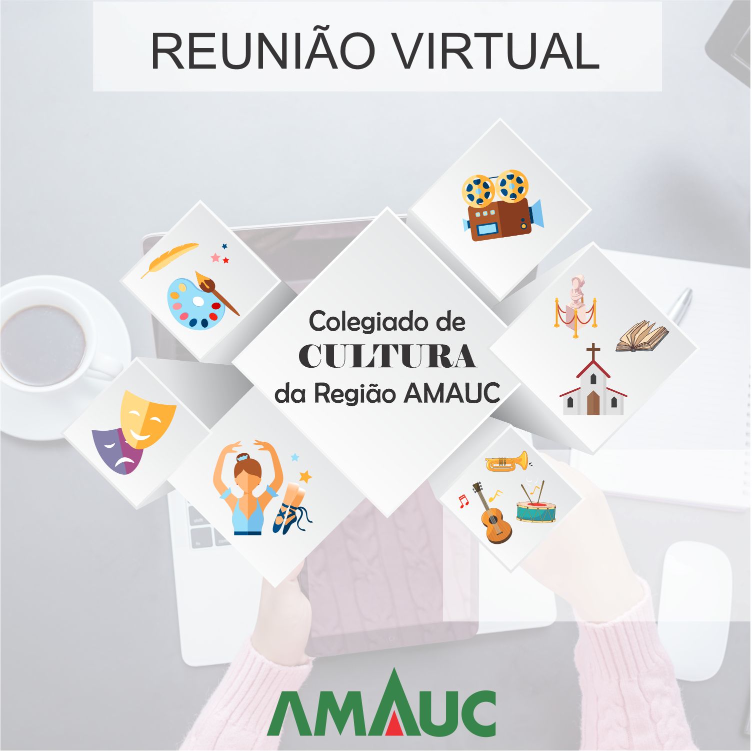 Read more about the article Colegiado regional de cultura realizou reunião virtual na manhã desta terça-feira (26)