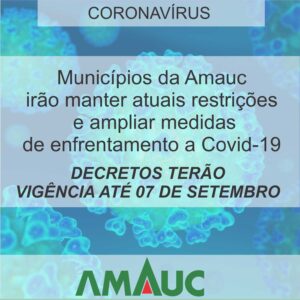 Read more about the article Municípios do Alto Uruguai Catarinense irão emitir novos decretos com vigência até dia 07 de setembro