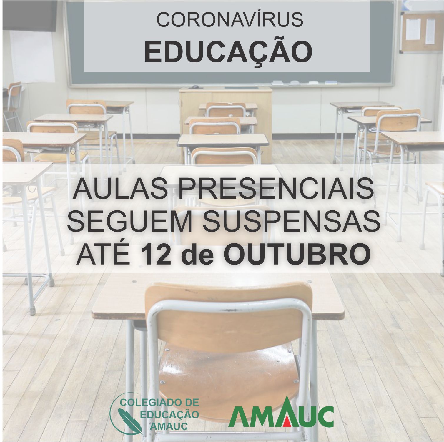 Read more about the article Educação estabelece suspensão de aulas presenciais até 12 de outubro em Santa Catarina e a retomada vai depender do andamento da pandemia.