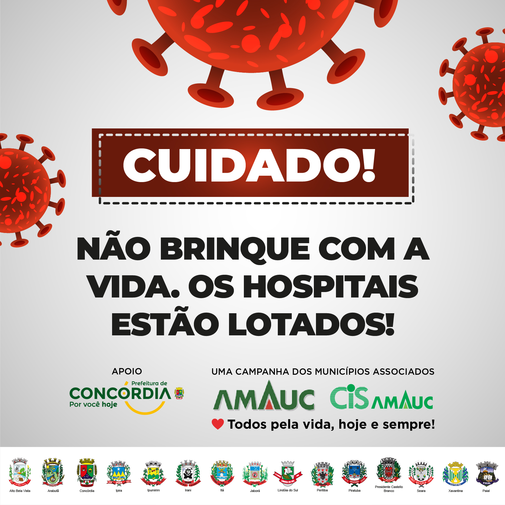 You are currently viewing Campanha regional busca maior conscientização da população sobre agravamento da covid-19