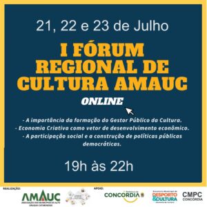 Read more about the article I Fórum Regional de Cultura da Região AMAUC