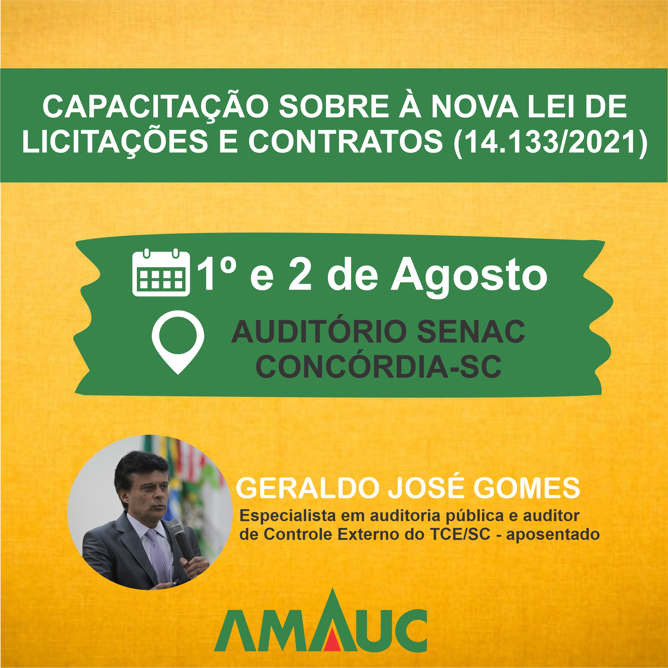 You are currently viewing CAPACITAÇÃO SOBRE A LEI 14.133/2021 – Exclusivo servidores dos municípios da AMAUC