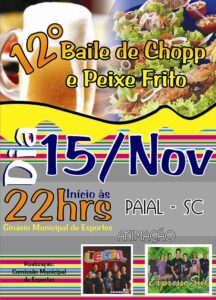 Read more about the article Paial – 12° Edição do Baile do Chopp e Peixe Frito – 15/11/2008