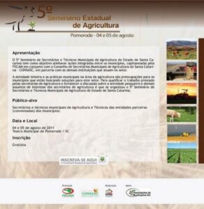 Read more about the article Secretário da Agricultura participa de Seminário Estadual