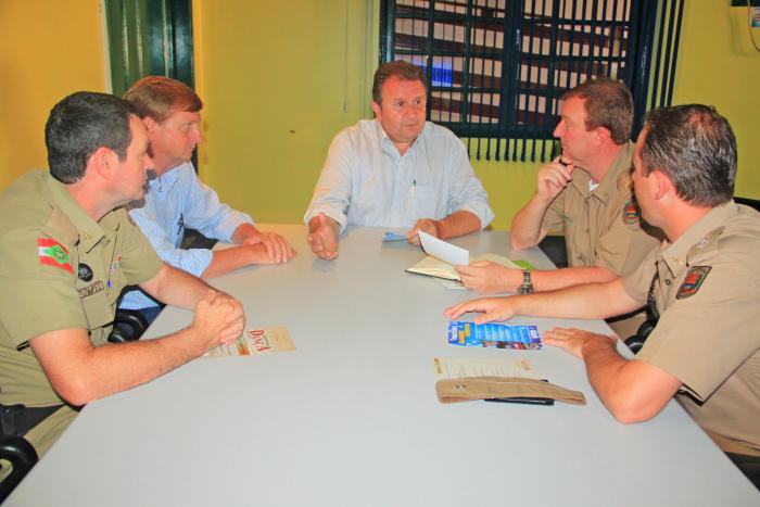 You are currently viewing Administração realiza reunião com a Polícia Militar em Piratuba