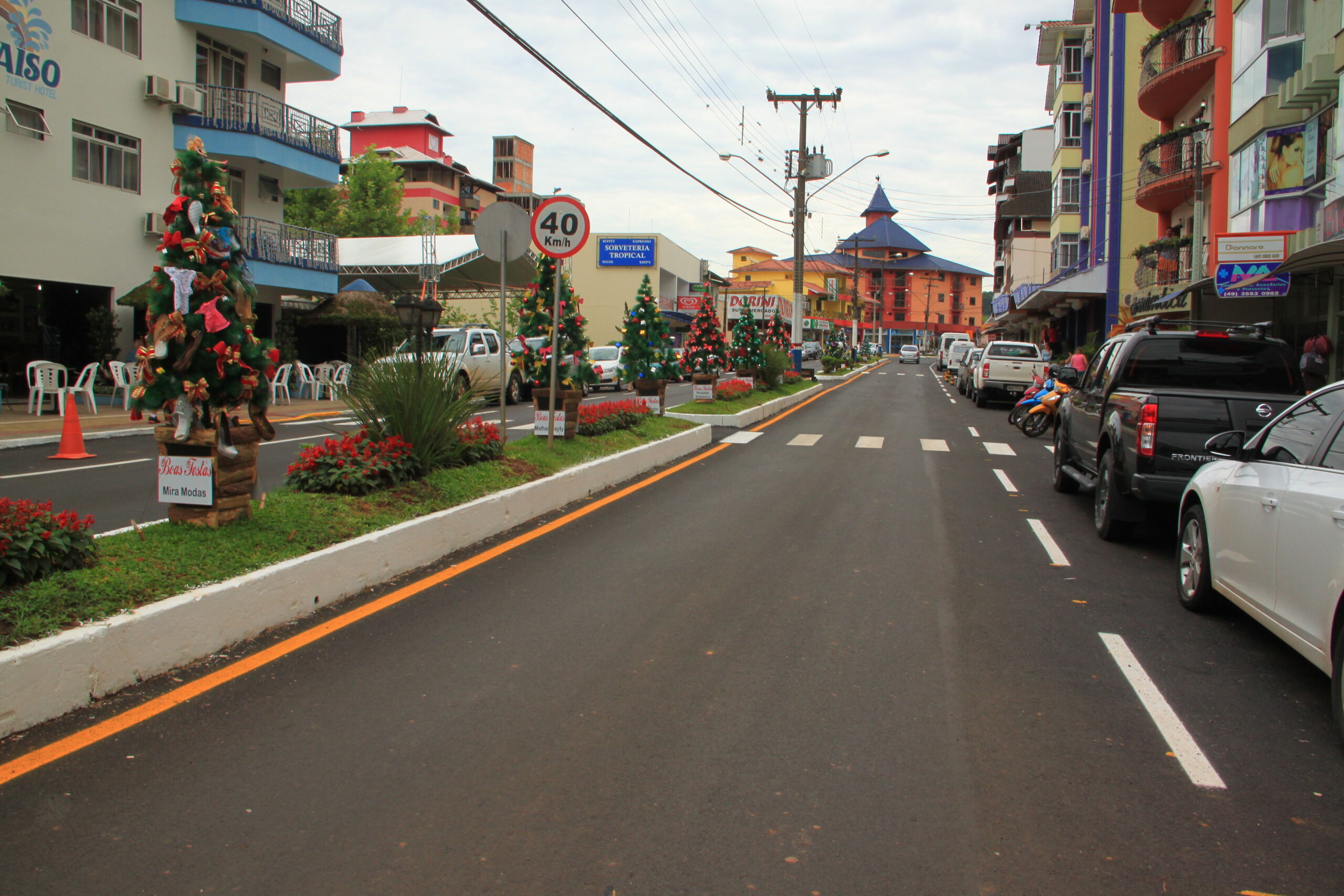 You are currently viewing Prefeitura de Piratuba finaliza mais uma etapa da revitalização da Avenida